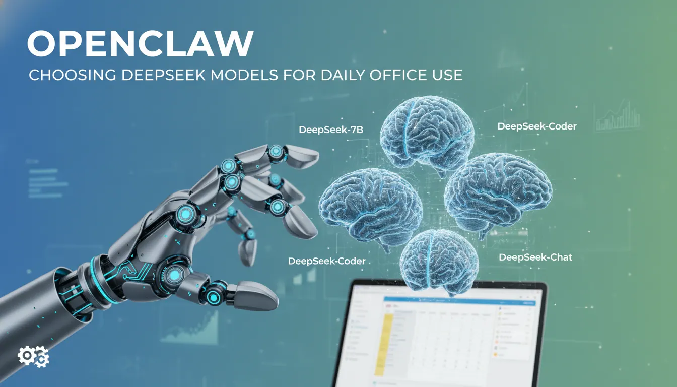 OpenClaw用于日常办公时如何选择DeepSeek模型