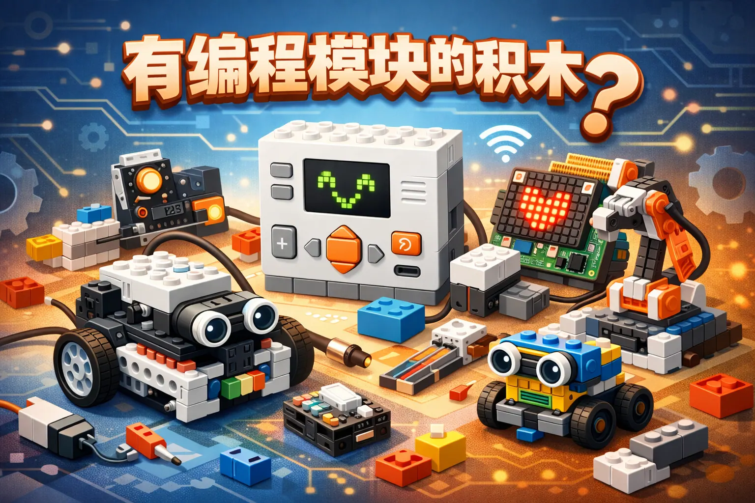 有编程模块的积木有哪些