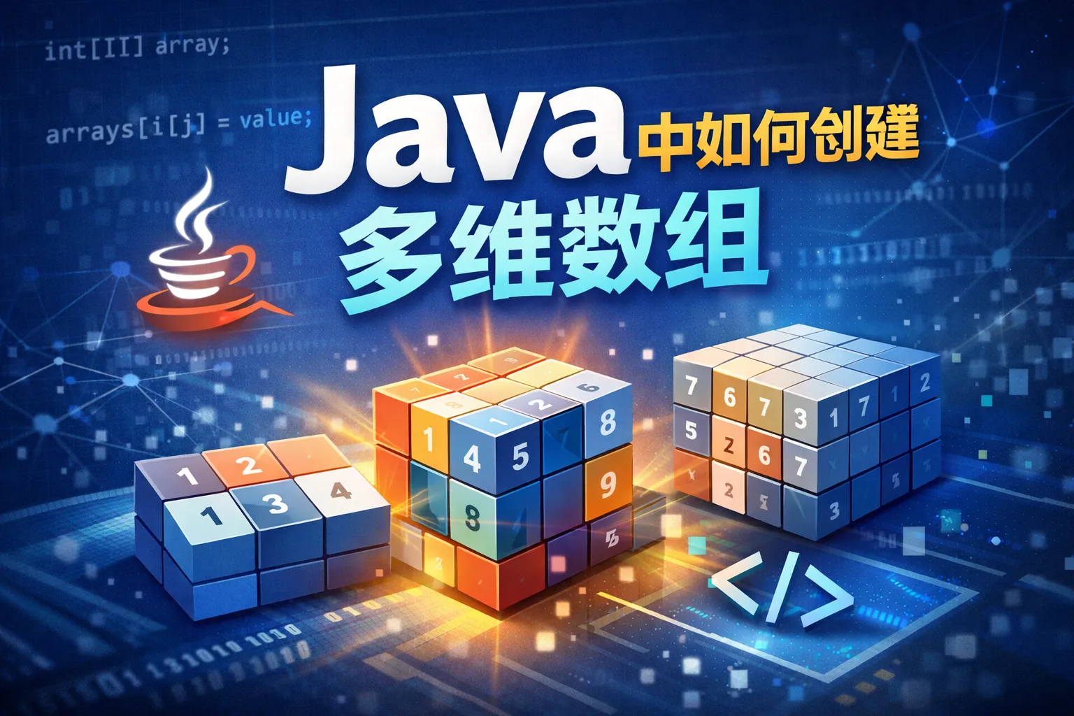 java中如何创建多维数组