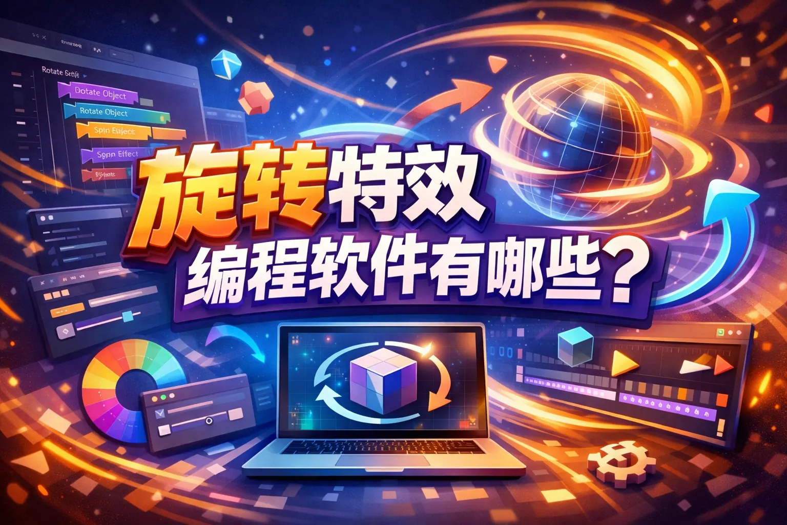 旋转特效编程软件有哪些