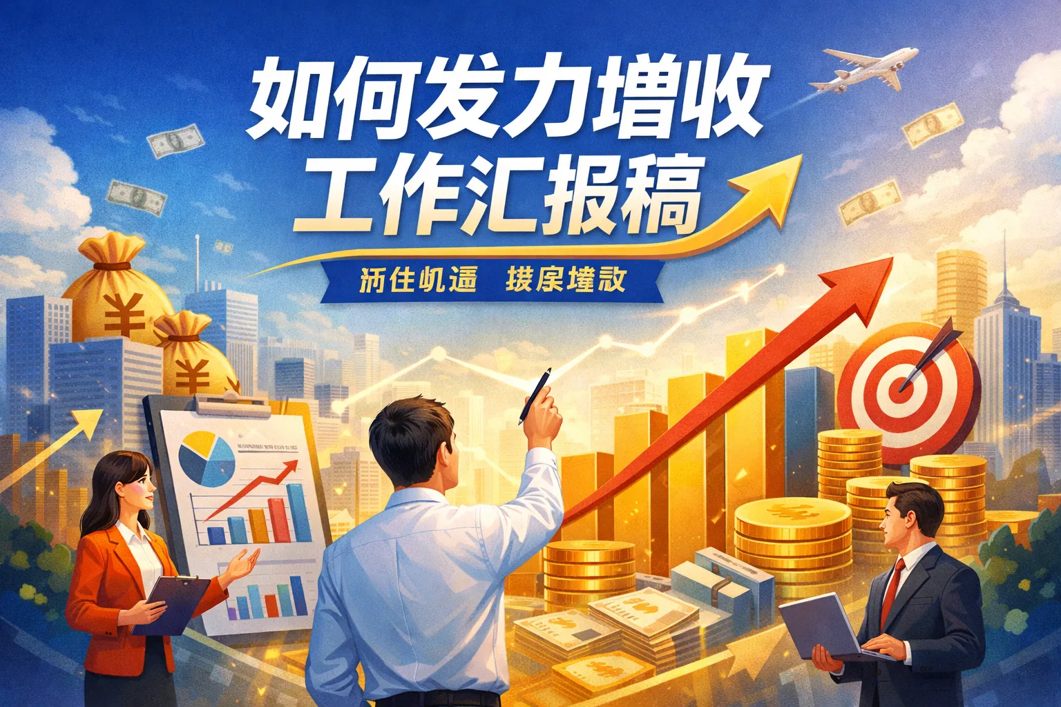 如何发力增收工作汇报稿