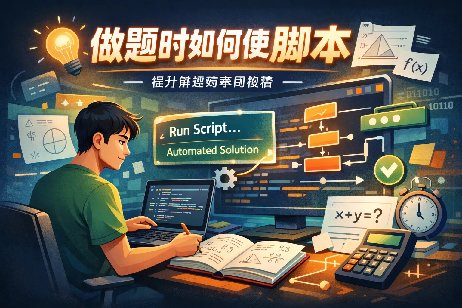 做题时如何使用脚本