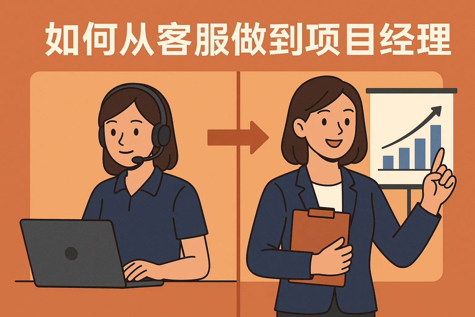 如何从客服做到项目经理