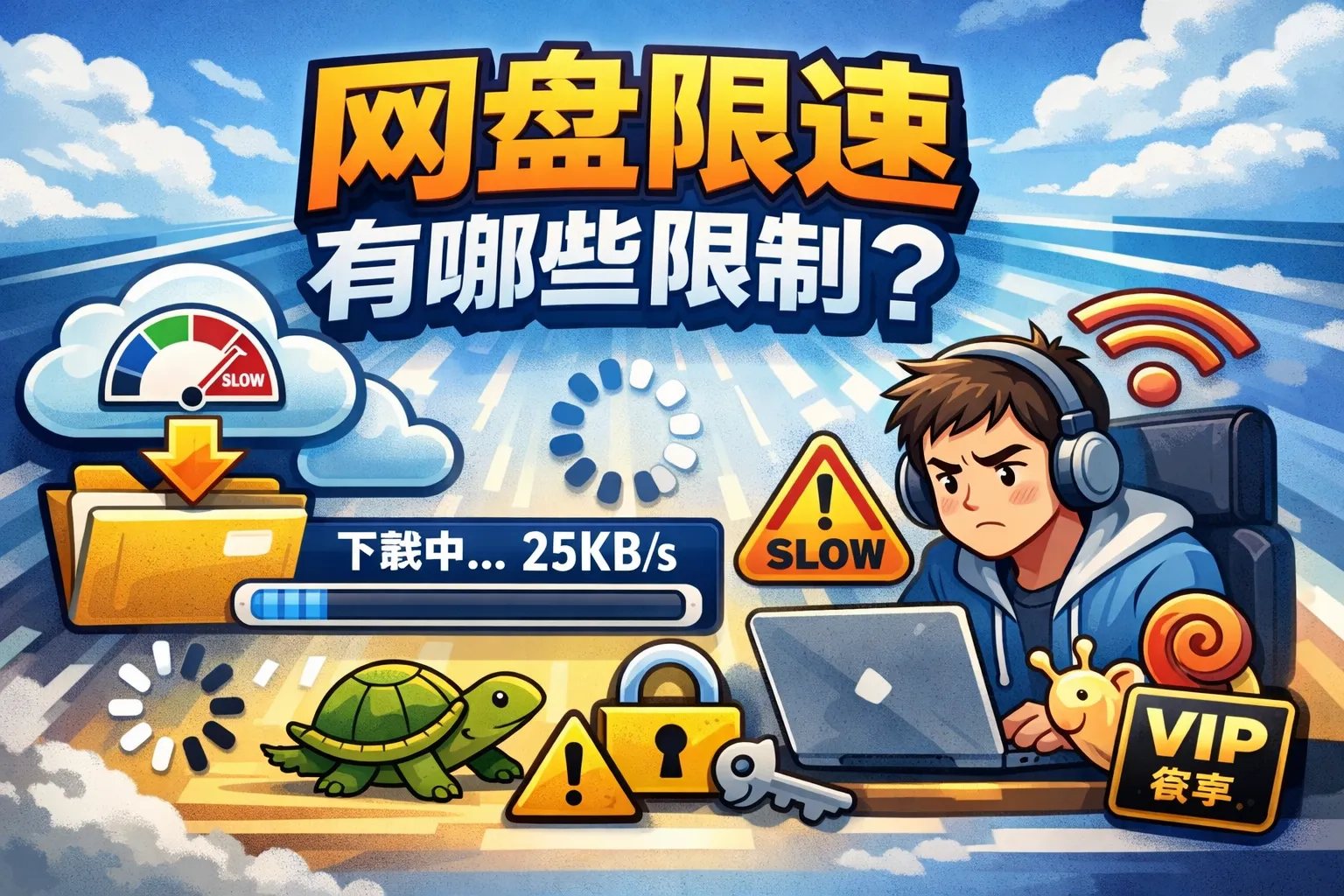 网盘限速有哪些限制