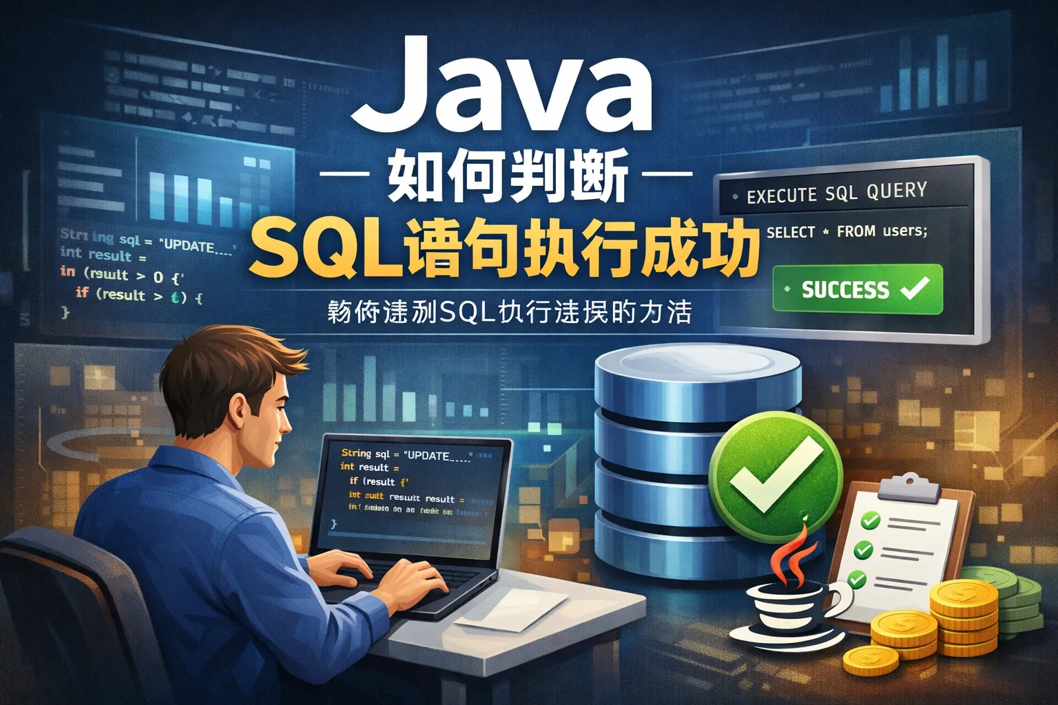 java如何判断sql语句执行成功