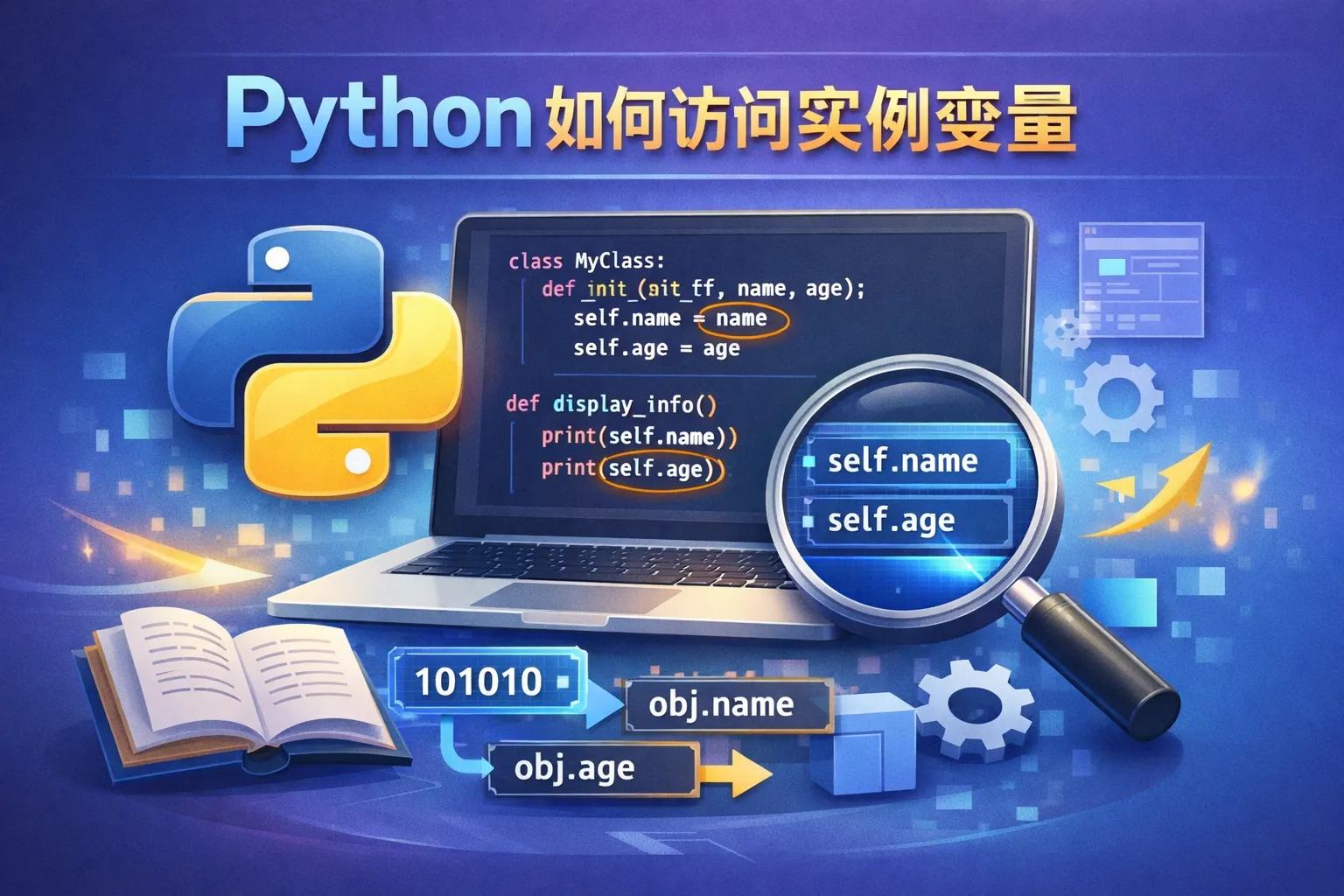 python如何访问实例变量