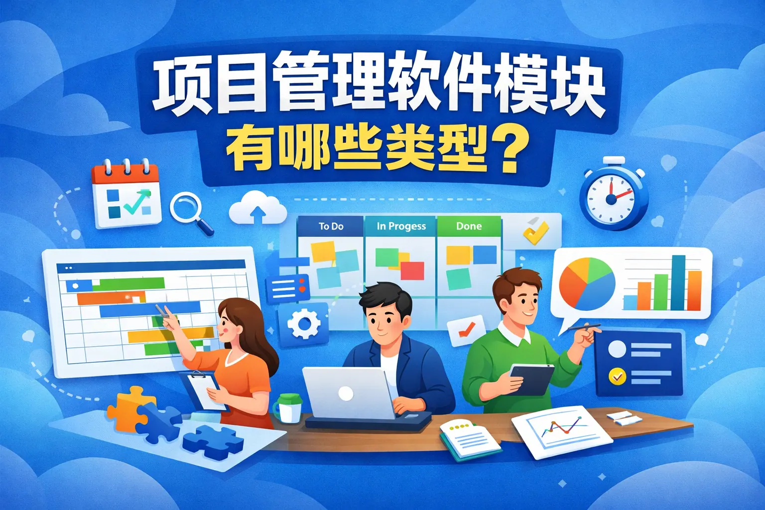 项目管理软件模块有哪些类型