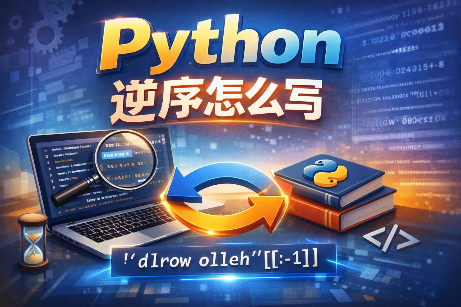 python 逆序怎么写
