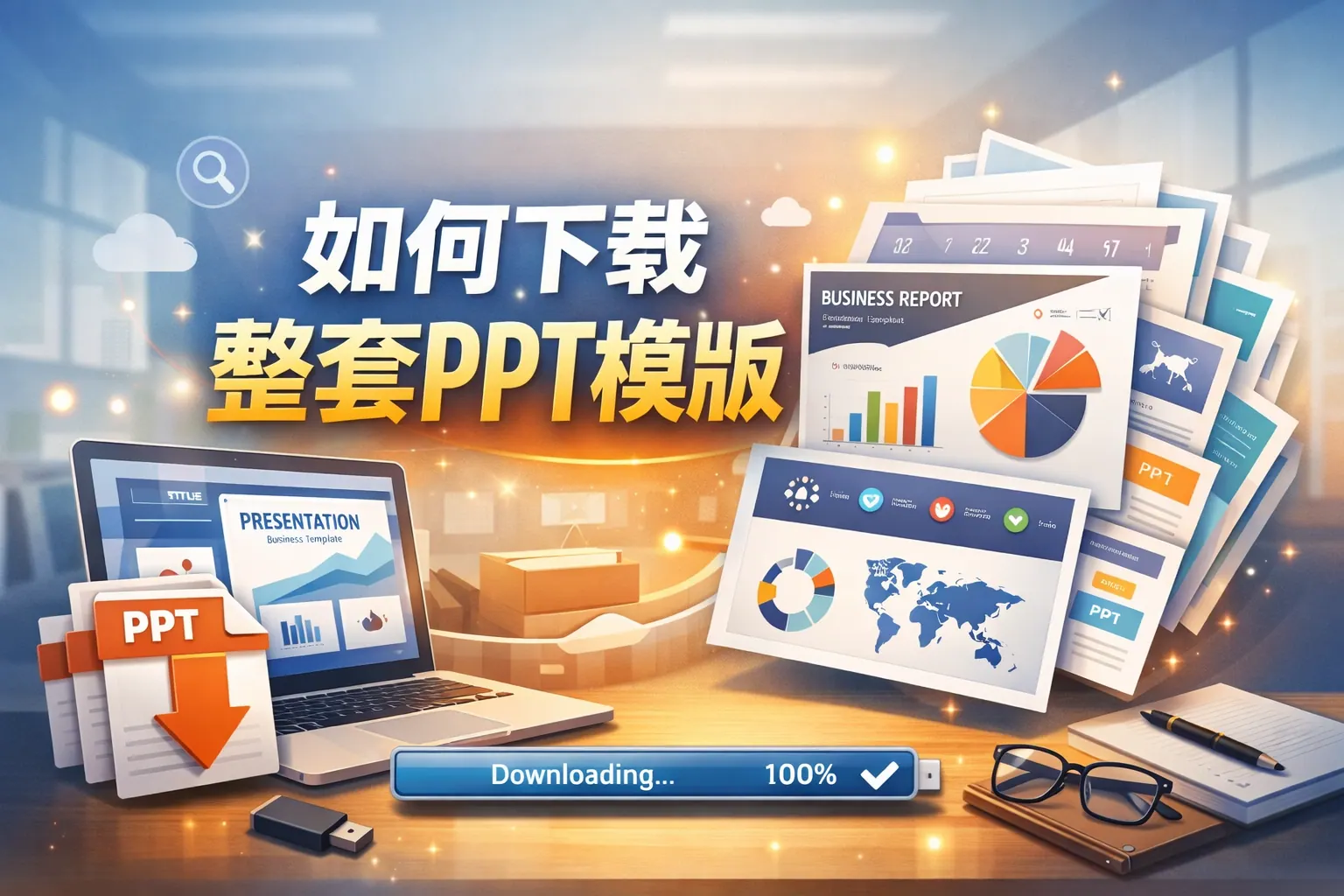 如何下载整套ppt模版