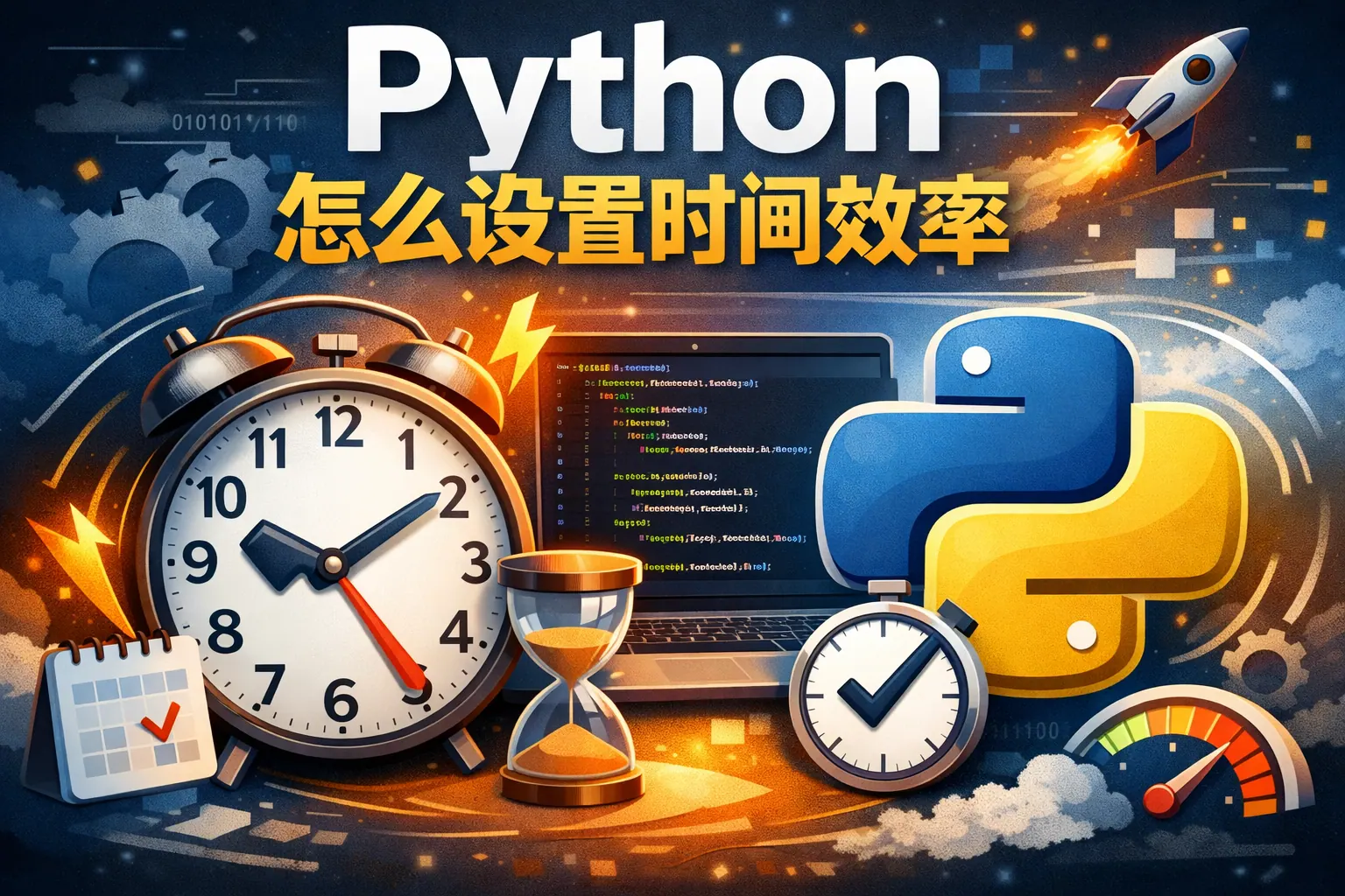 python怎么设置时间效率