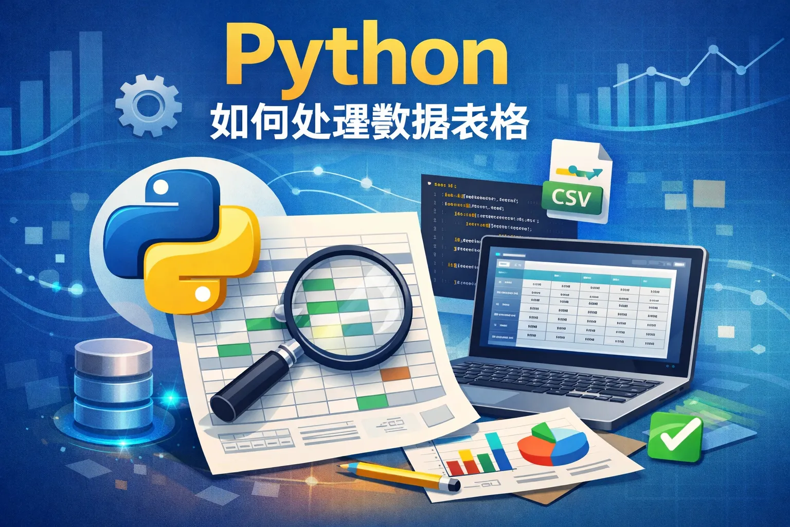 python如何处理数据表格