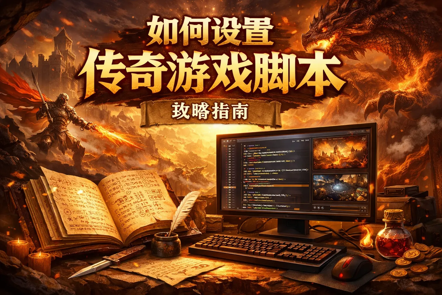 如何设置传奇游戏脚本