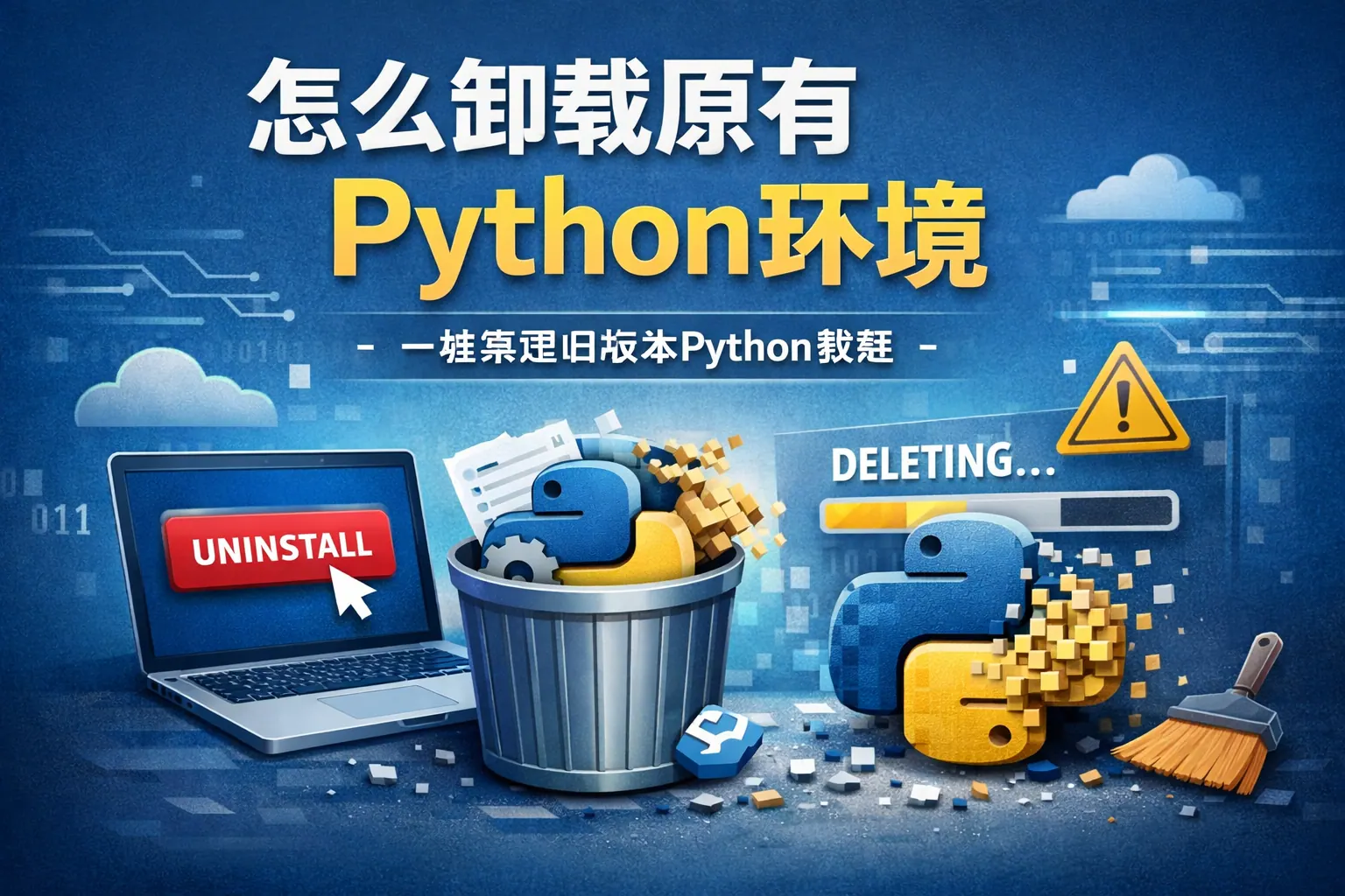 怎么卸载原有python环境