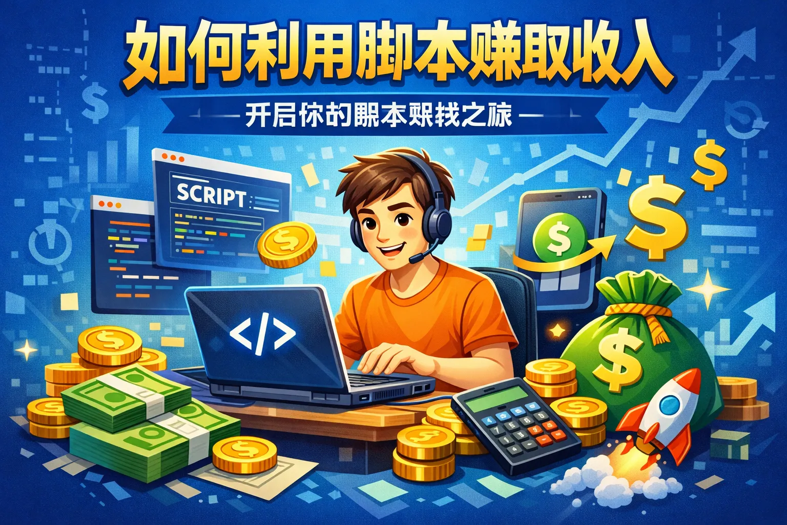 如何利用脚本赚取收入