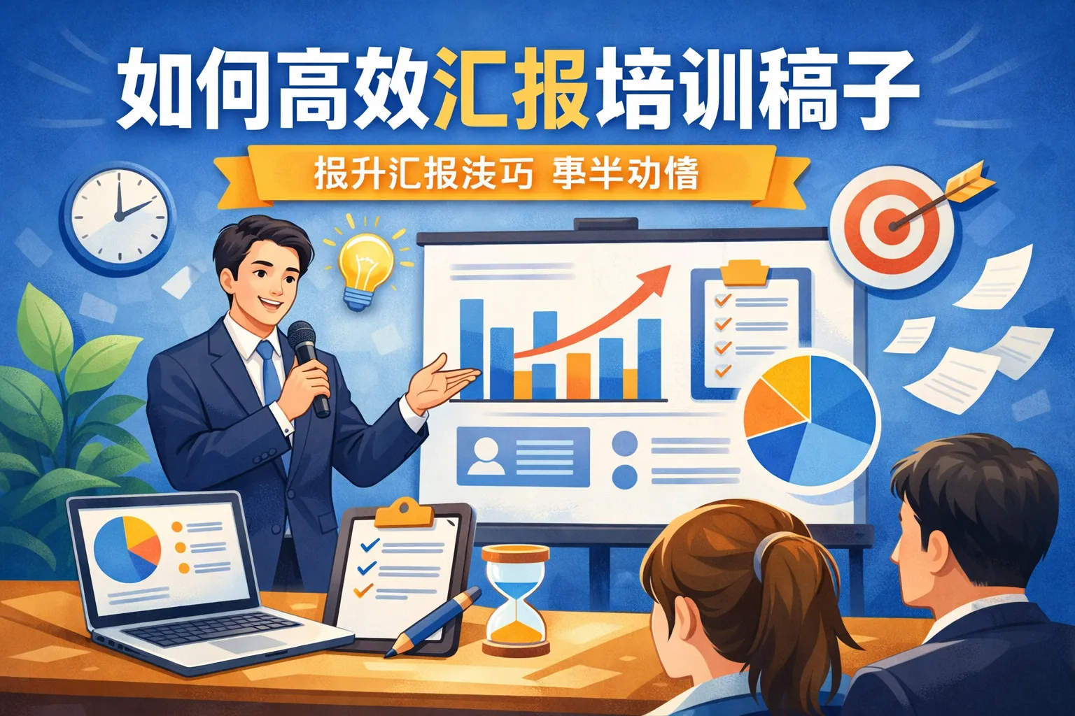 如何高效汇报培训稿子