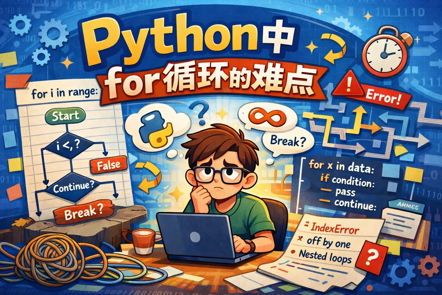 python中for循环的难点
