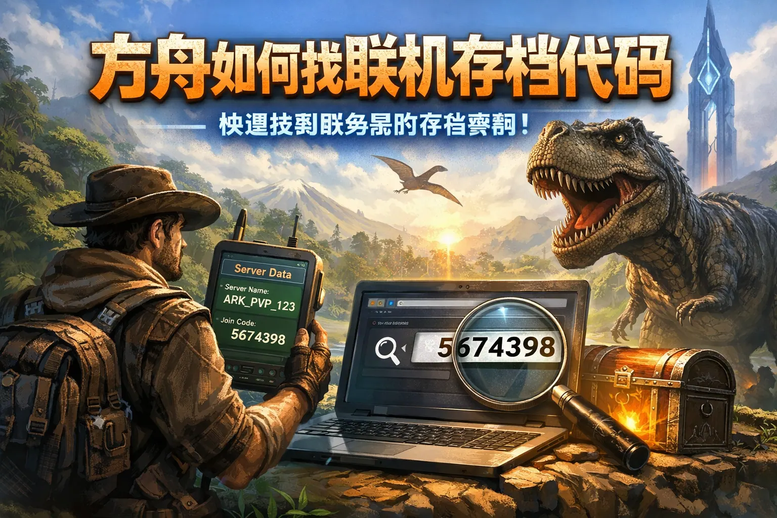 方舟如何找联机存档代码