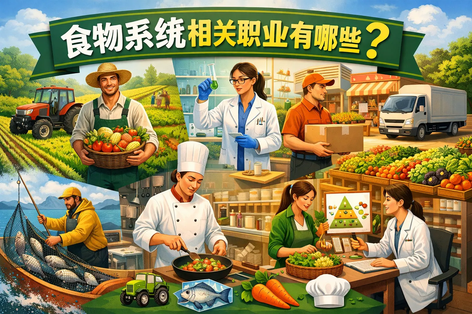 食物系统相关职业有哪些