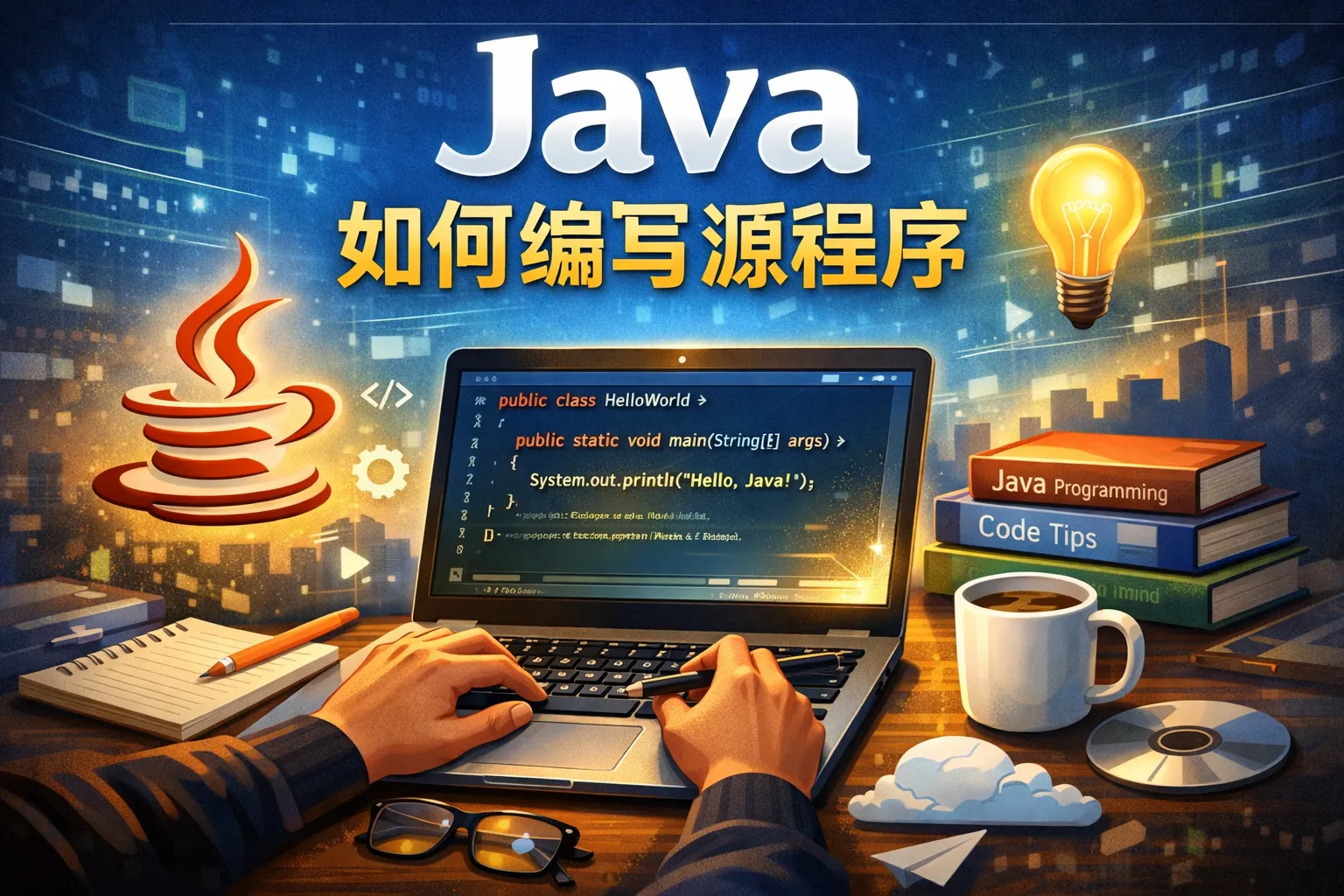 java如何编写源程序