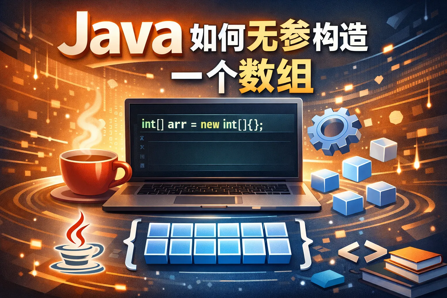 java如何无参构造一个数组