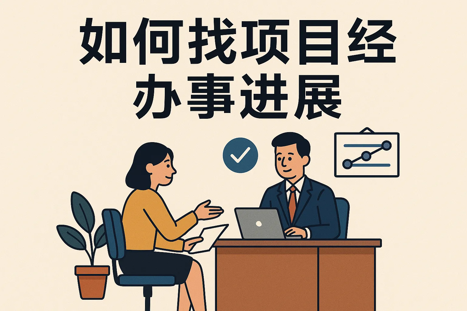 如何找项目经理办事进展