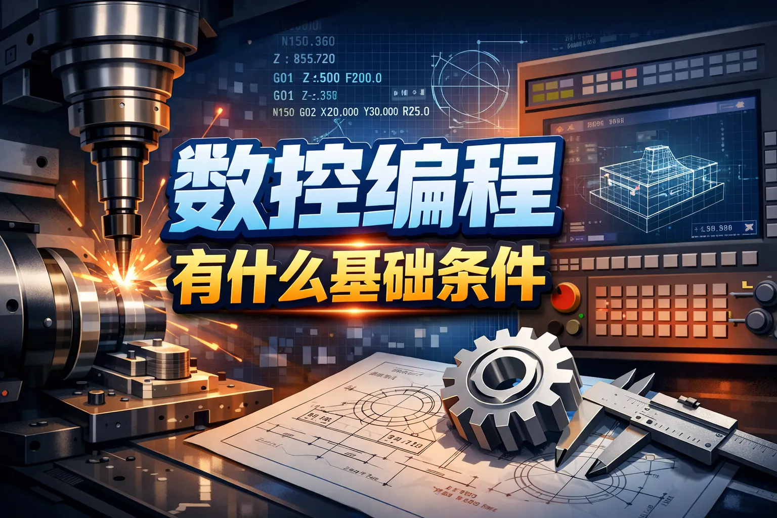 数控编程有什么基础条件