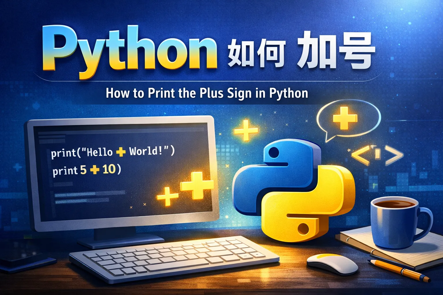 python如何print加号