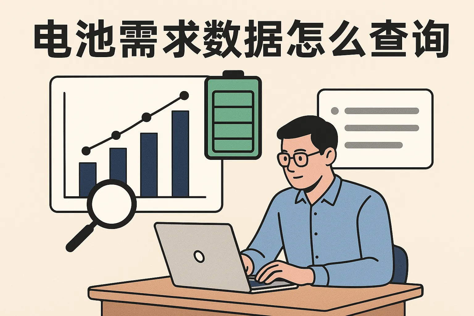 电池需求数据怎么查询的