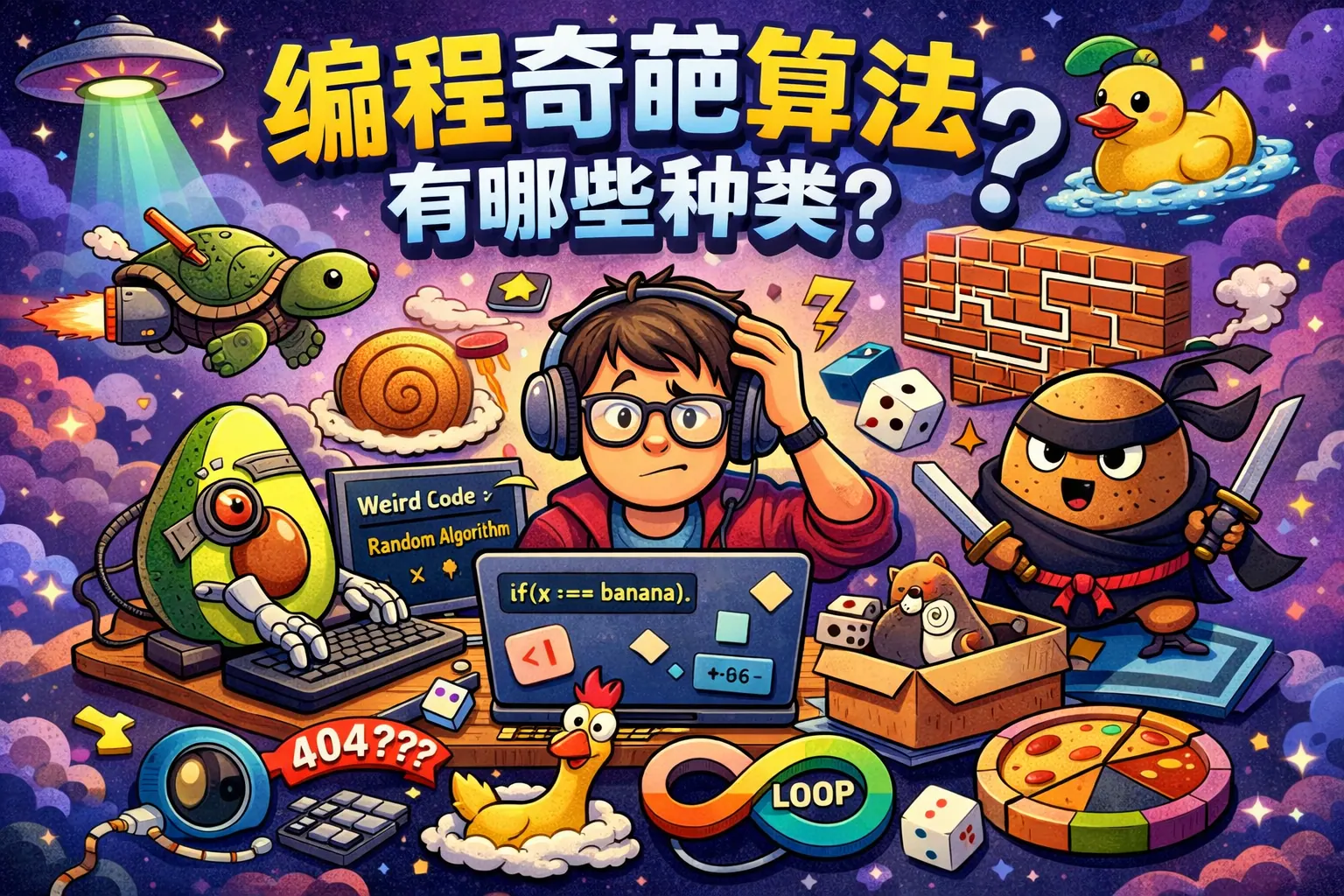 编程奇葩算法有哪些种类