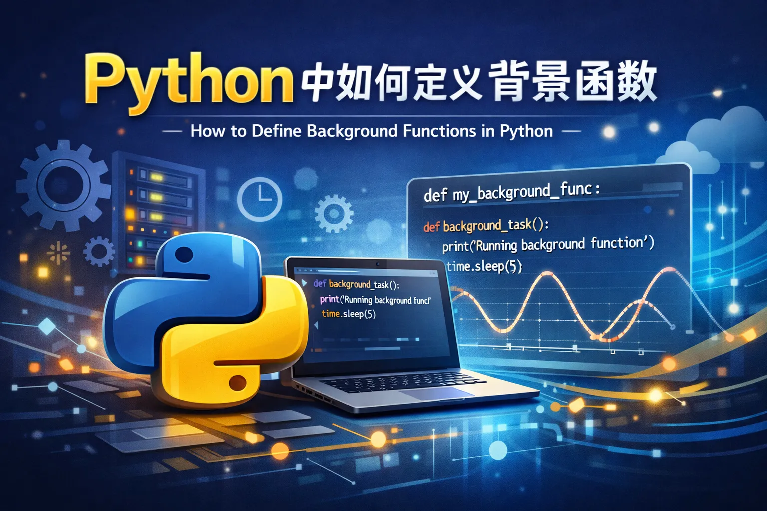 python中如何定义背景函数