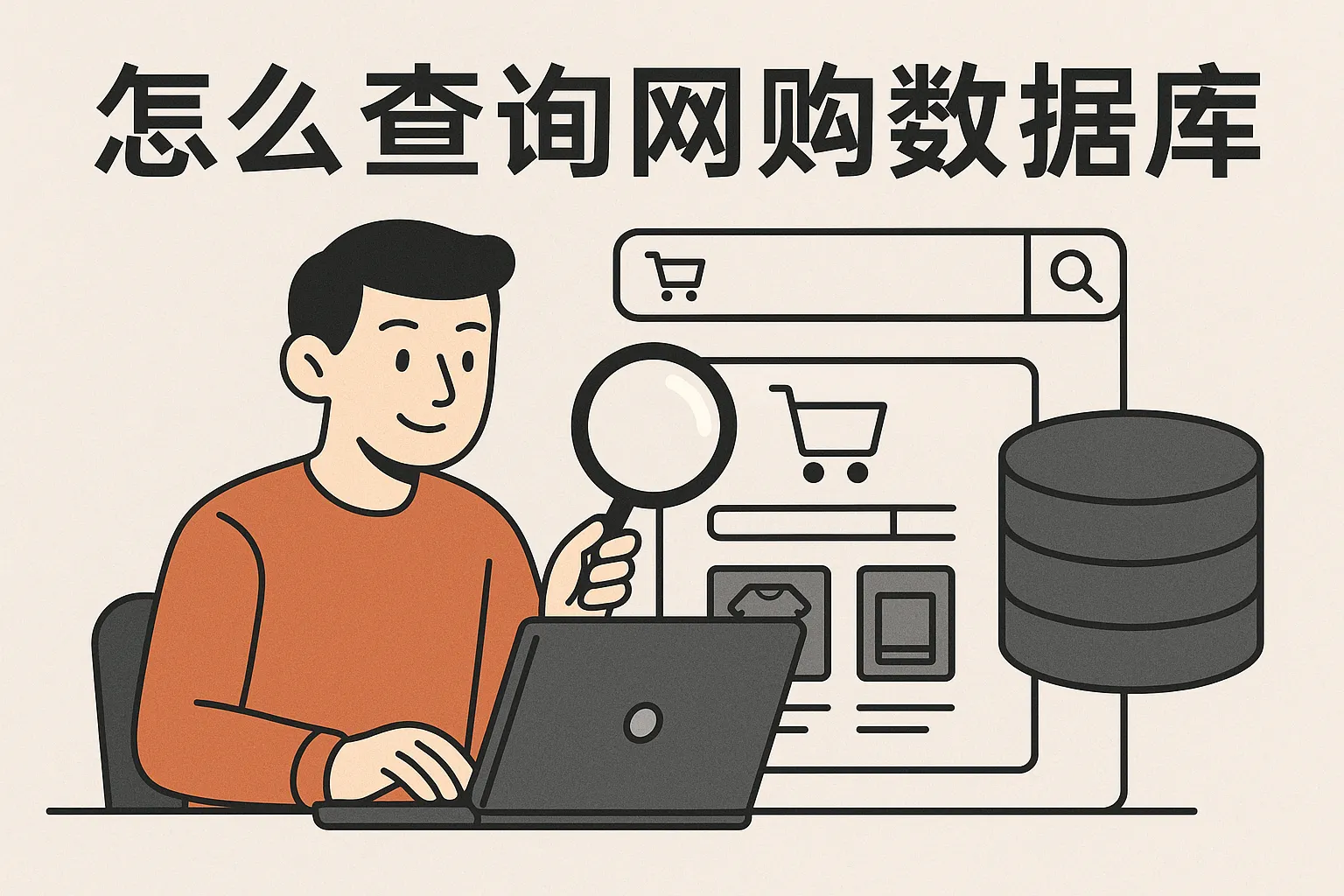 怎么查询网购数据库