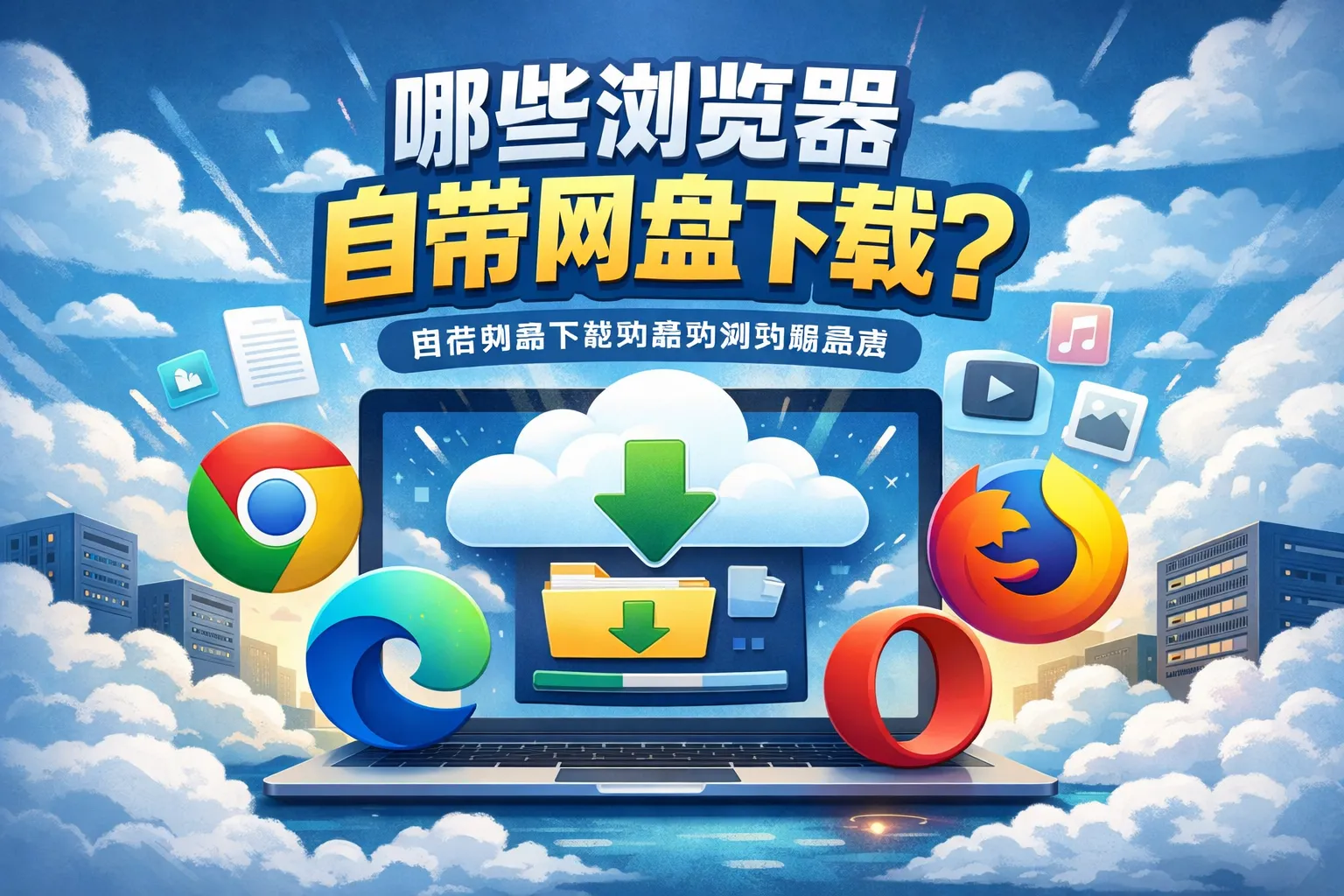 哪些浏览器自带网盘下载