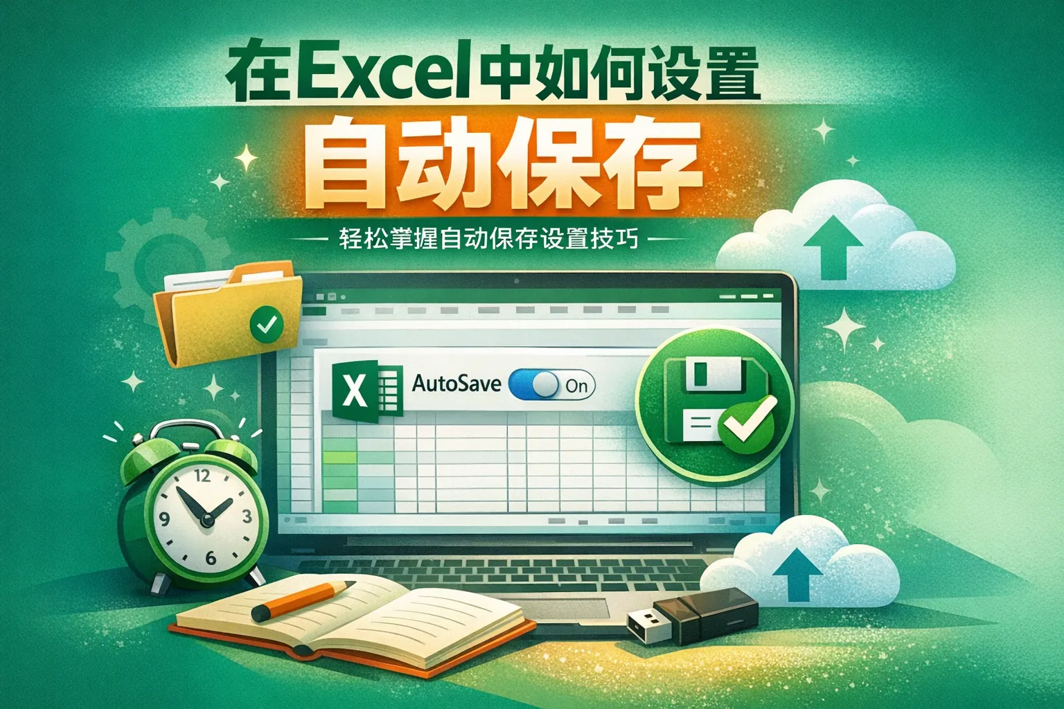 在excel中如何设置自动保存