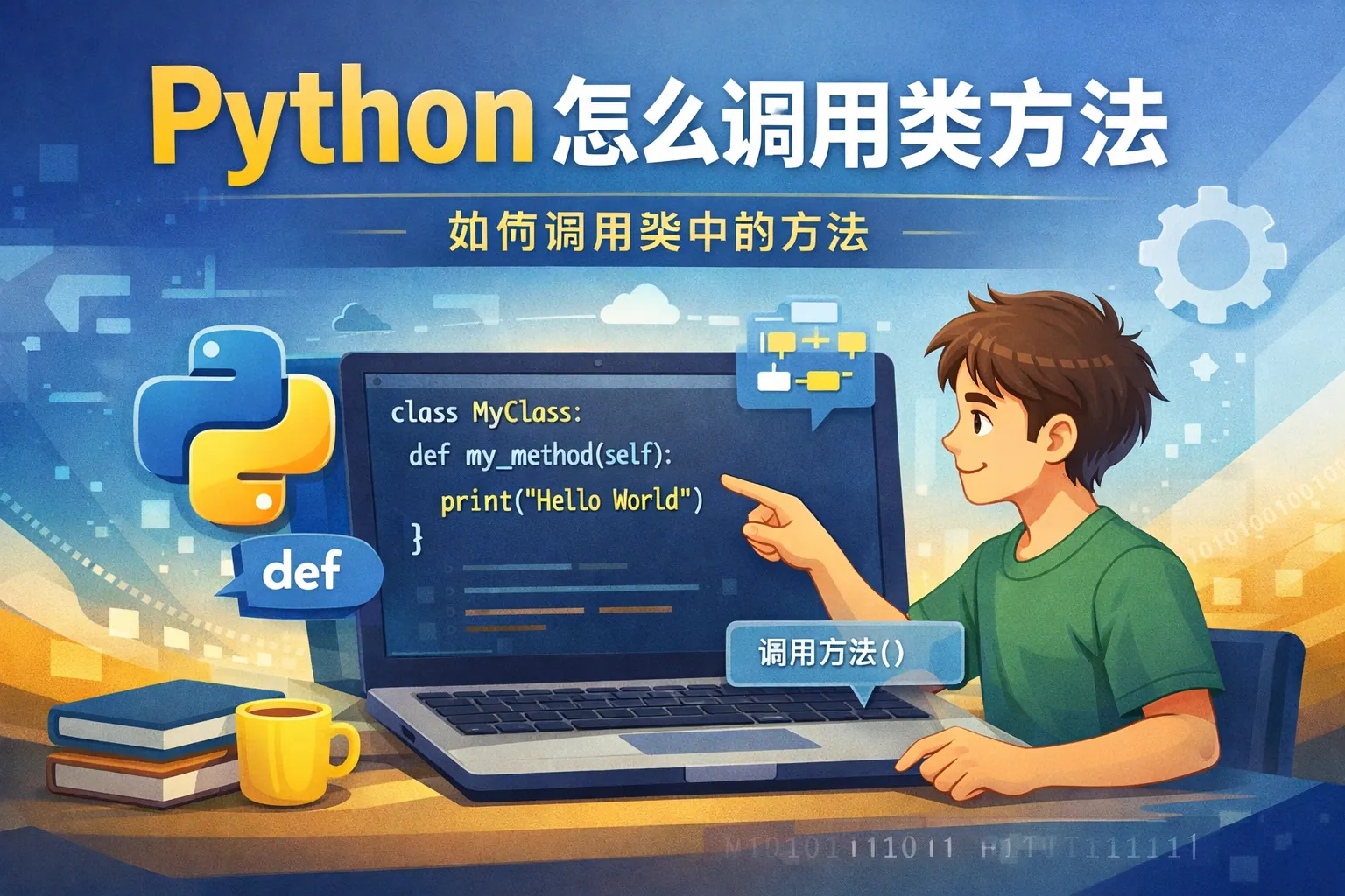 python怎么调用类方法
