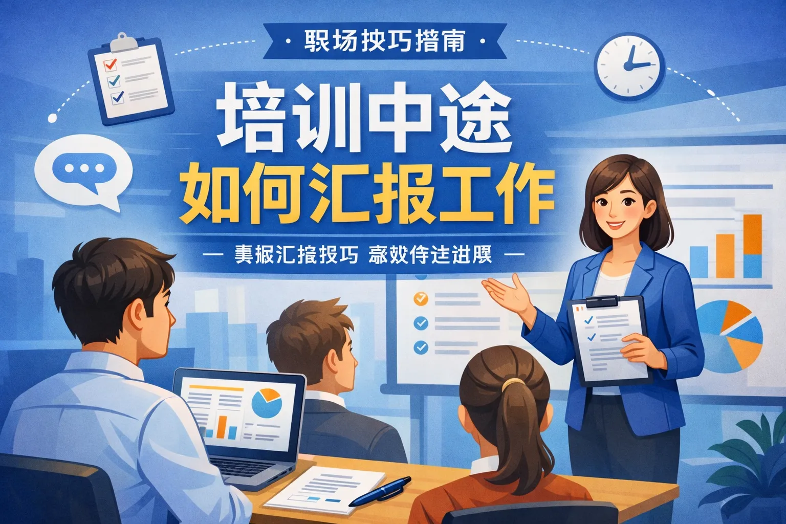 培训中途如何汇报工作