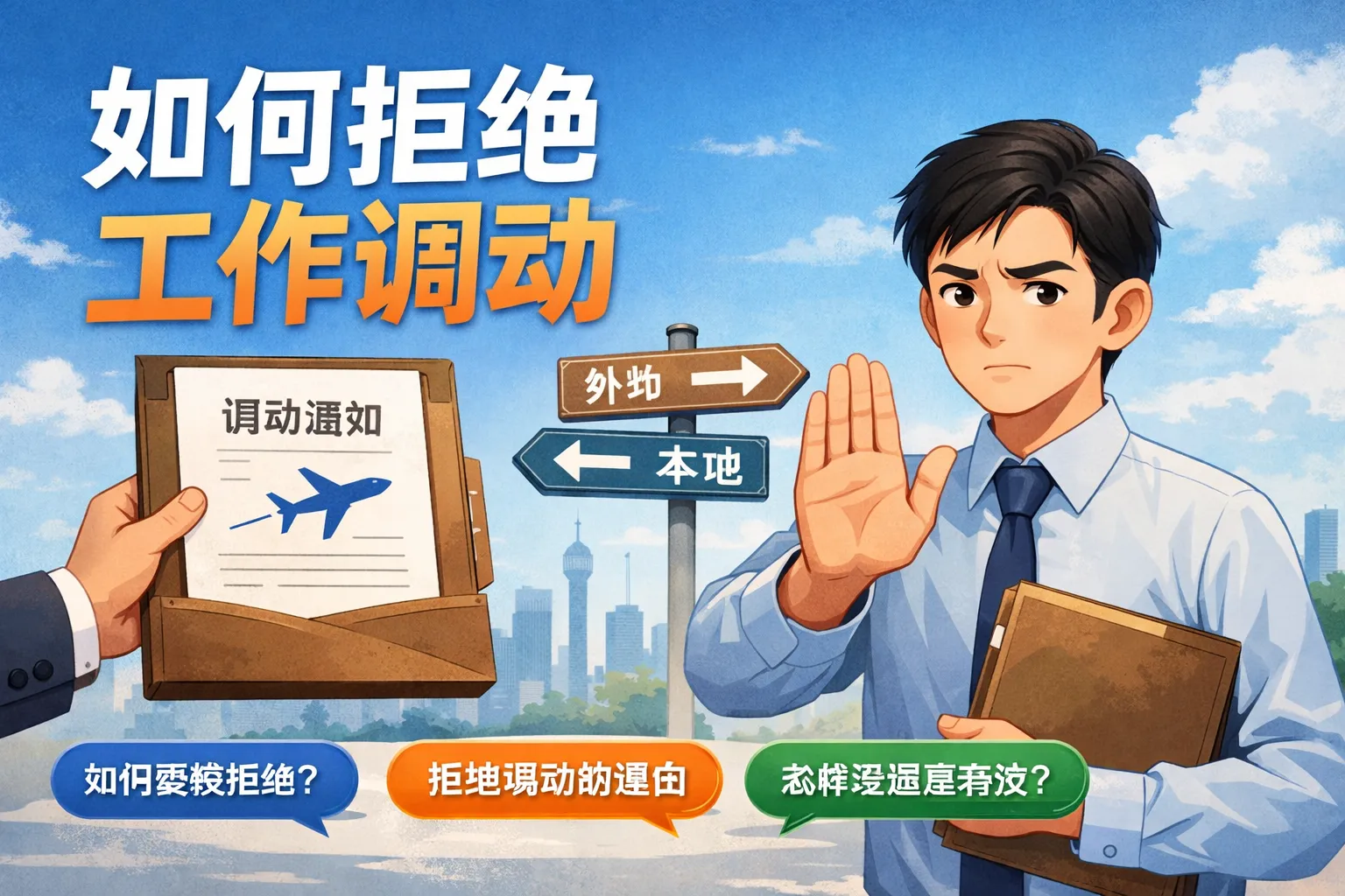 如何拒绝工作调动