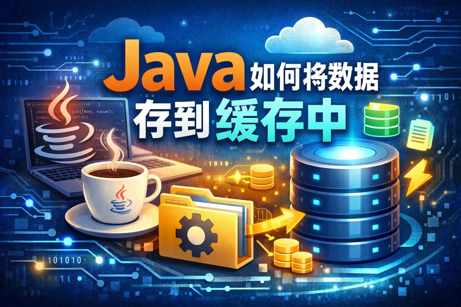 java如何将数据存到缓存中