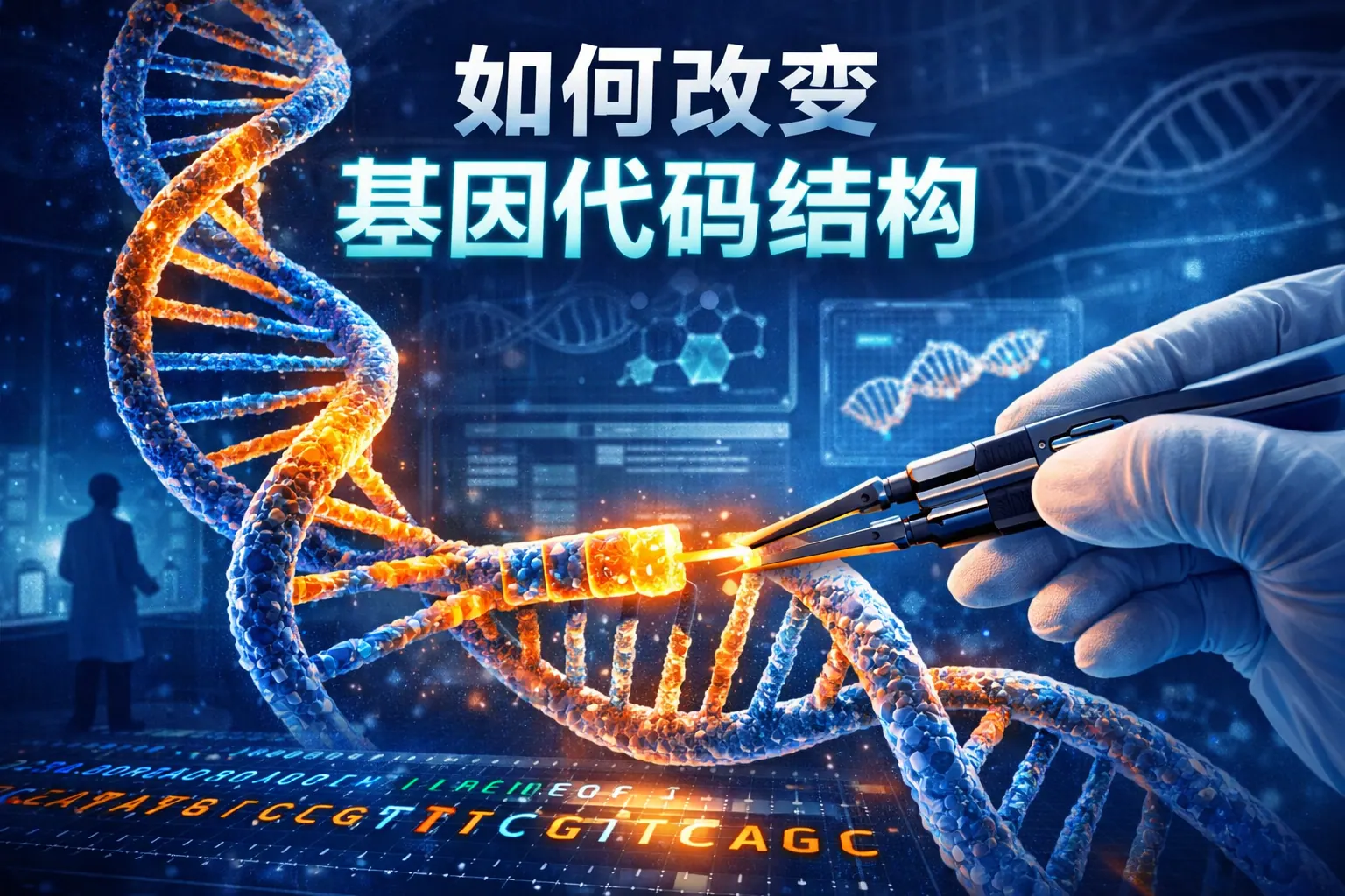 如何改变基因代码结构