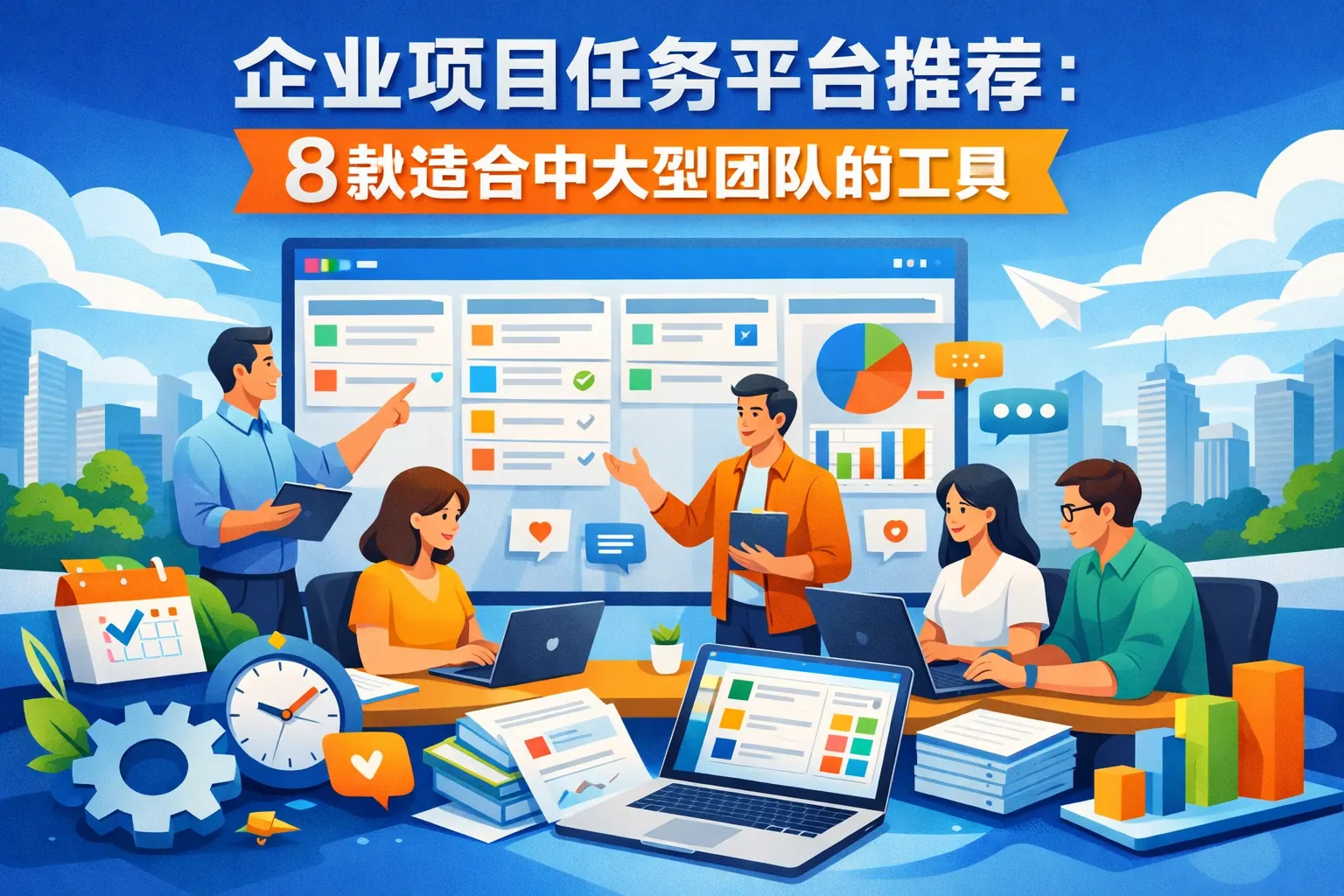 企业项目任务平台推荐:8 款适合中大型团队的工具