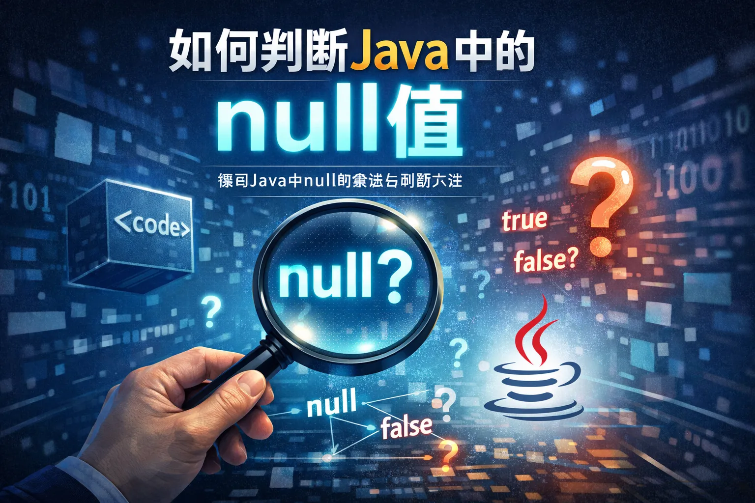 如何判断java中的null值