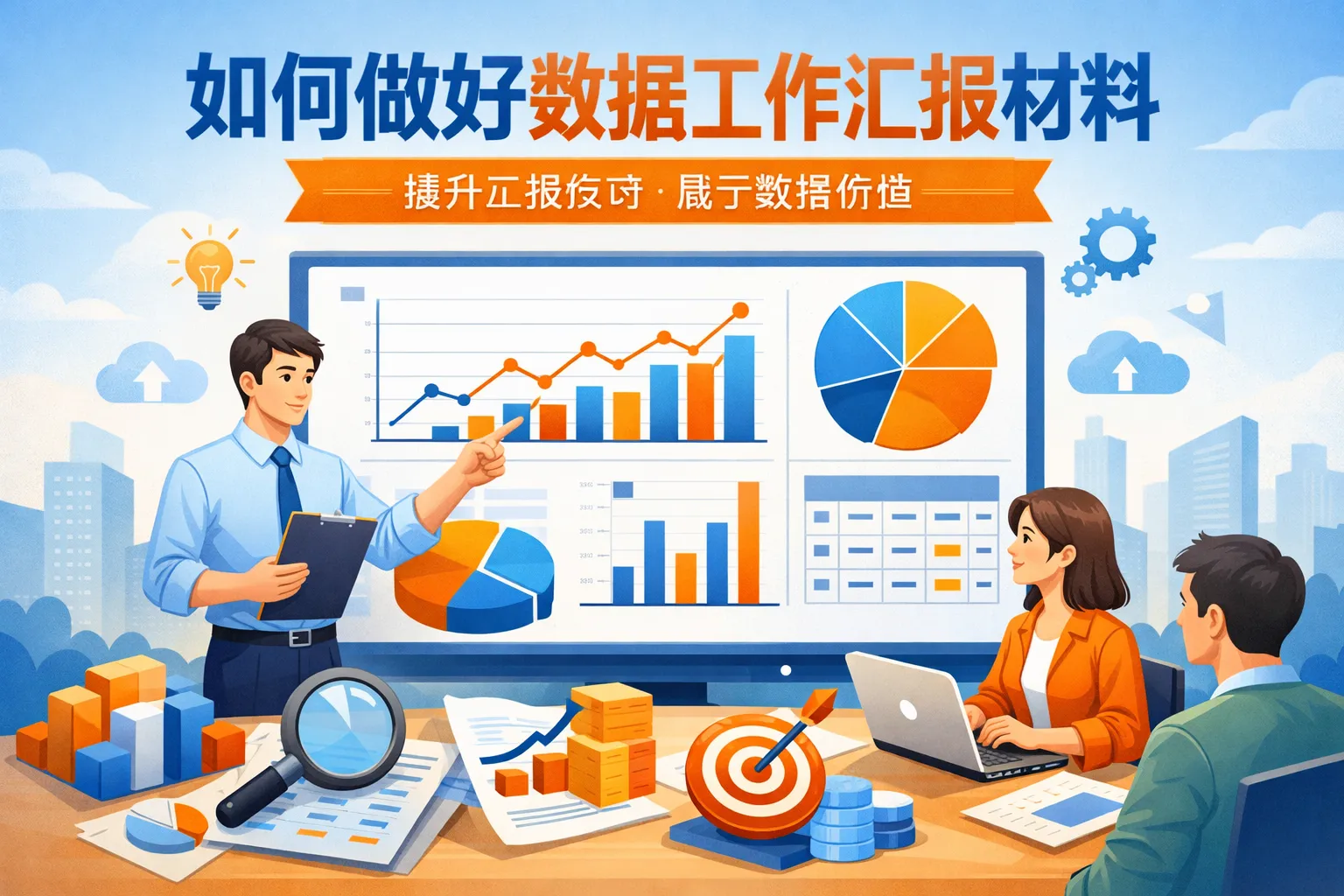 如何做好数据工作汇报材料