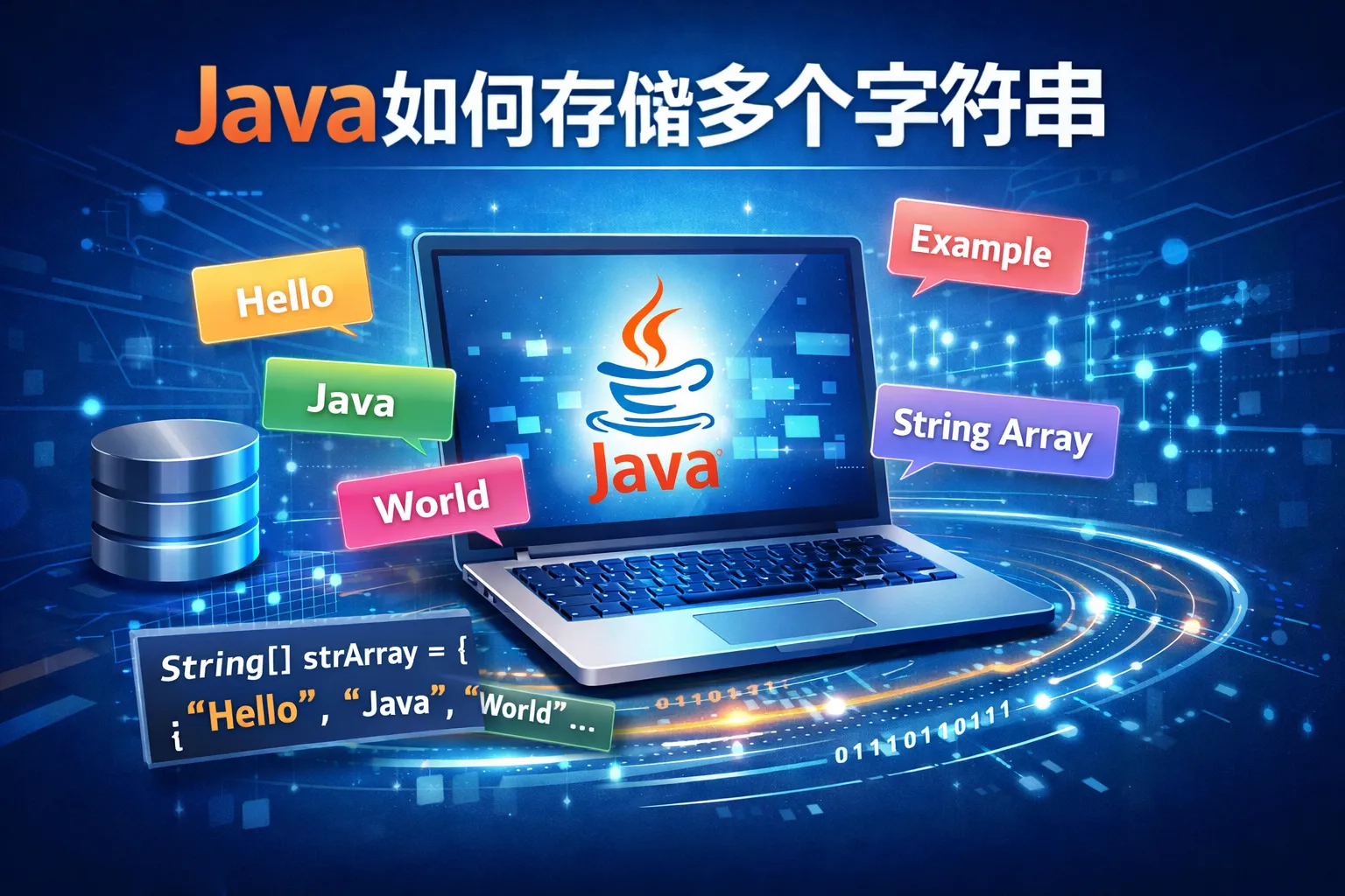 Java如何存储多个字符串