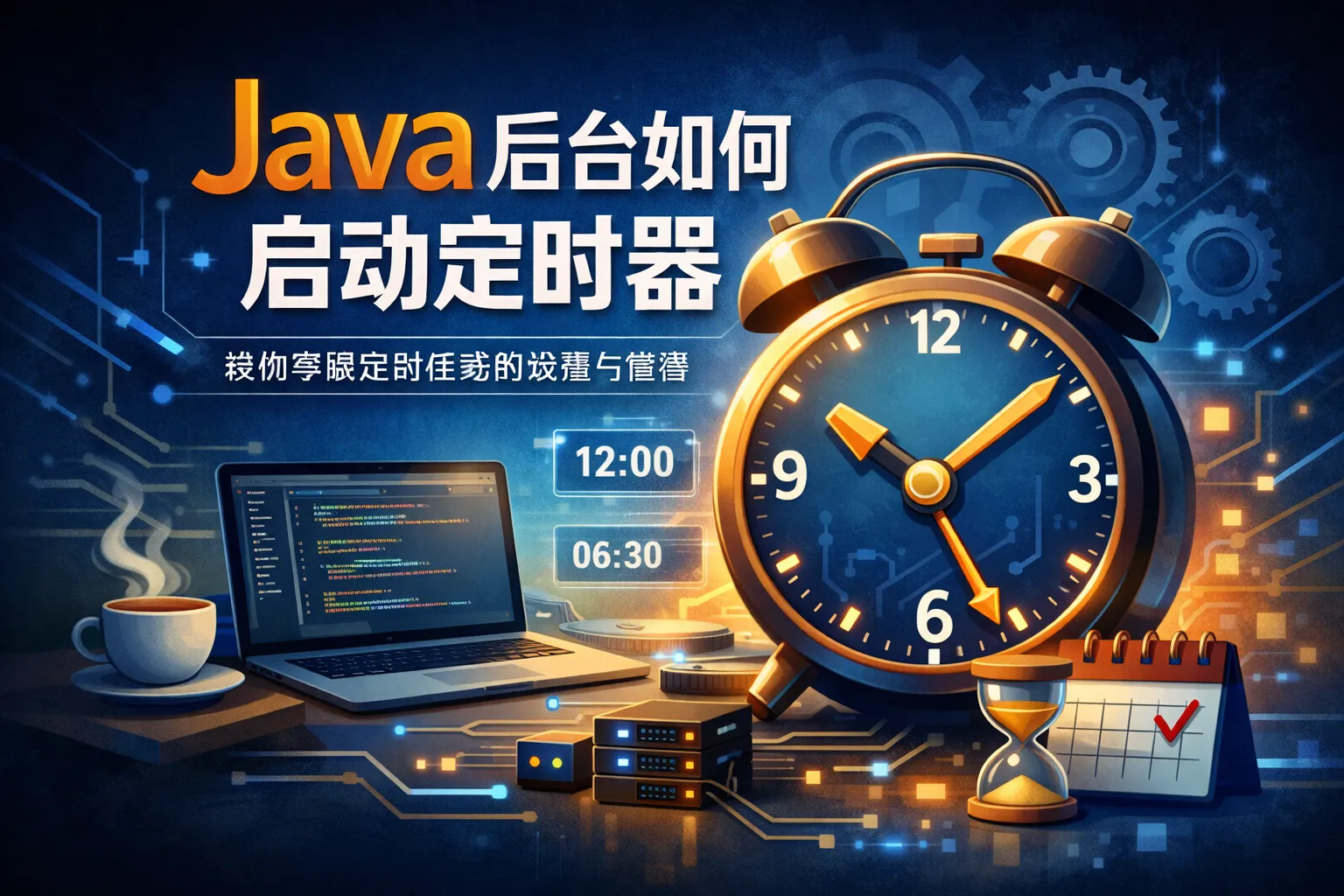 java后台如何启动定时器