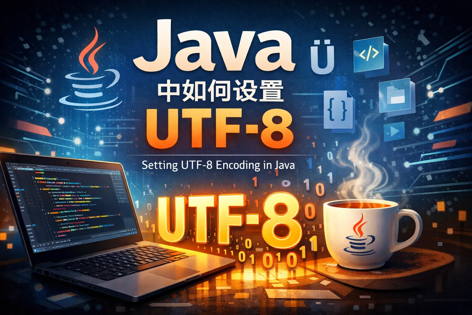 java 中如何设置utf8