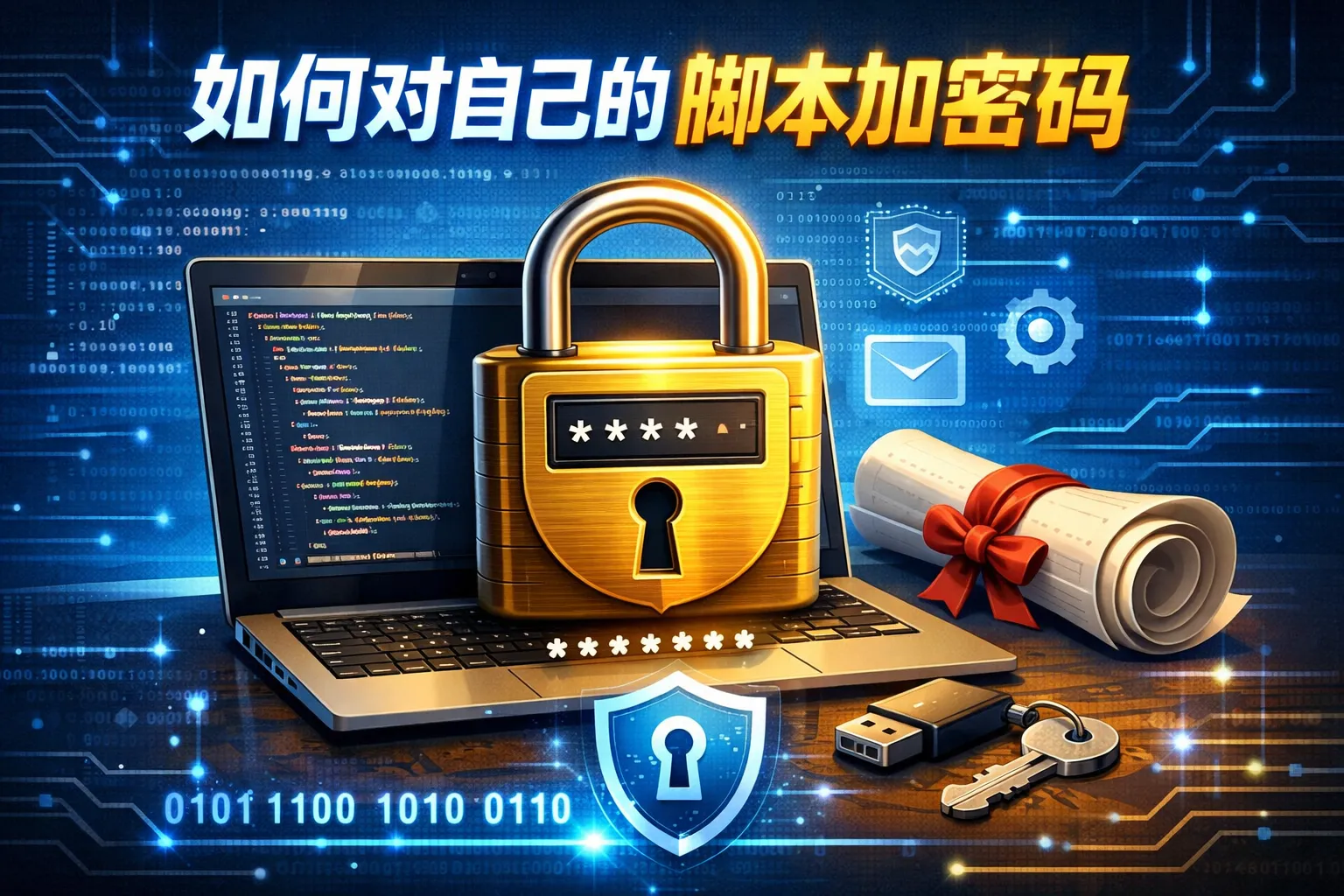 如何对自己的脚本加密码