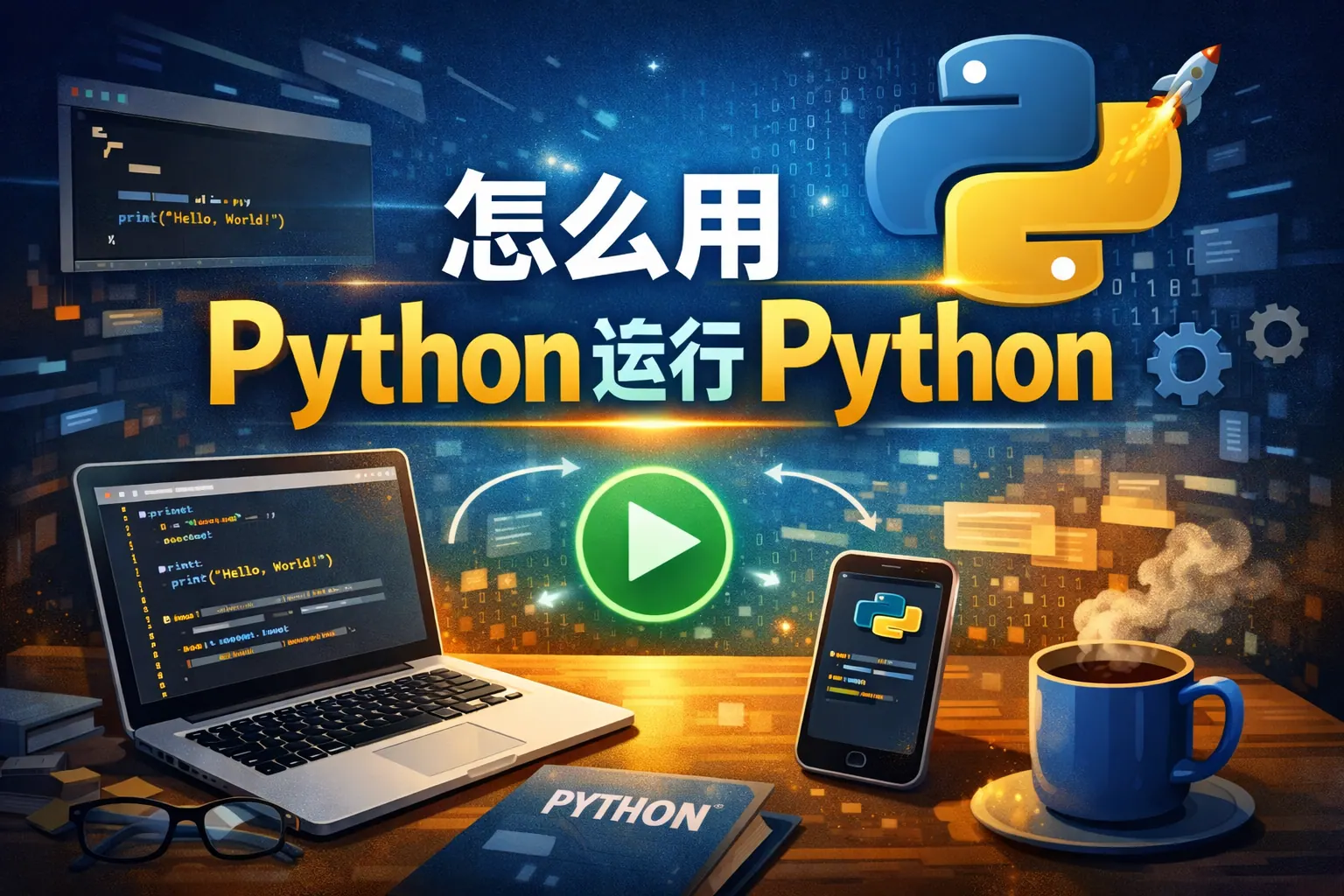 怎么用python运行python