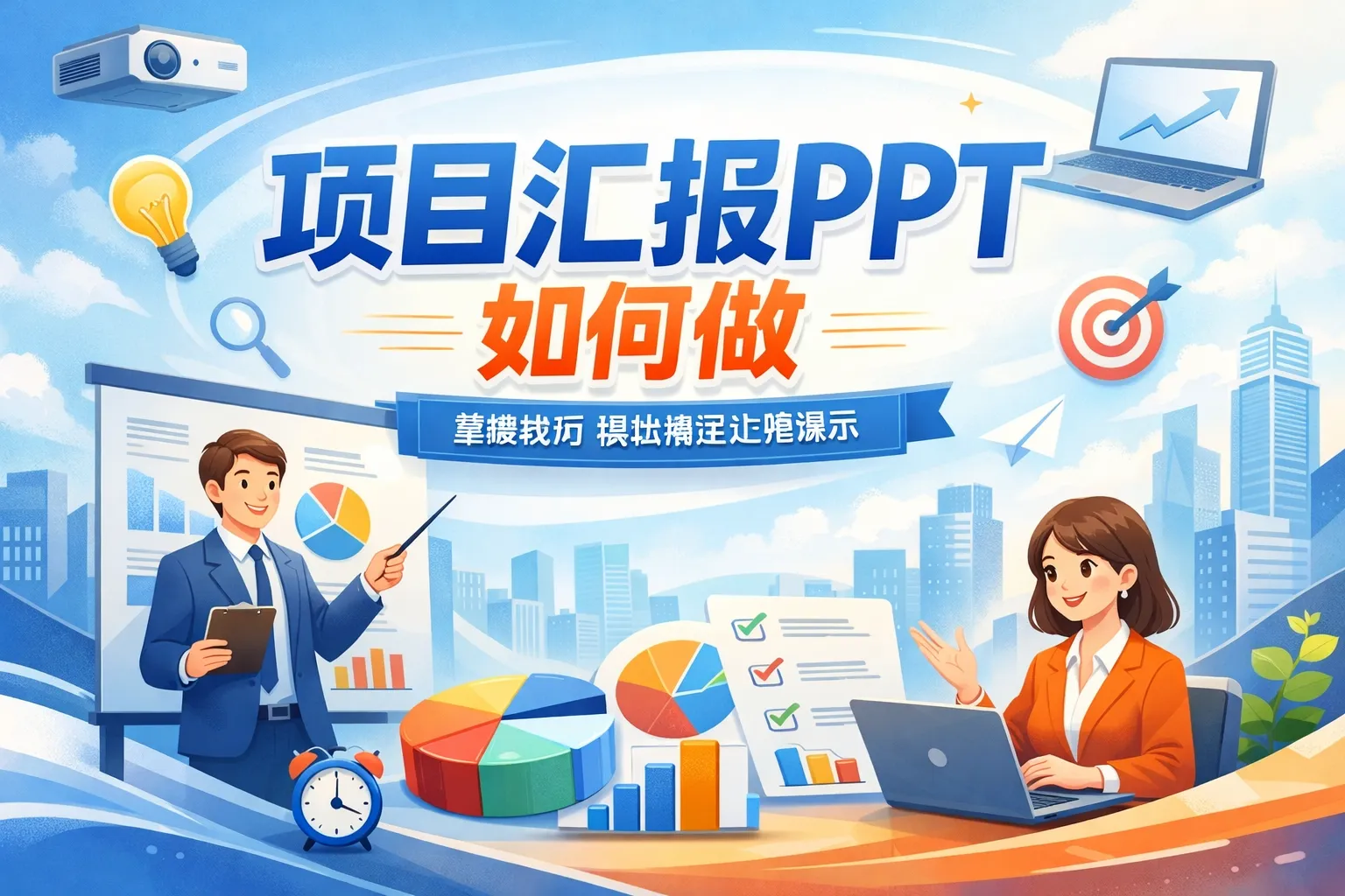 项目汇报ppt如何做