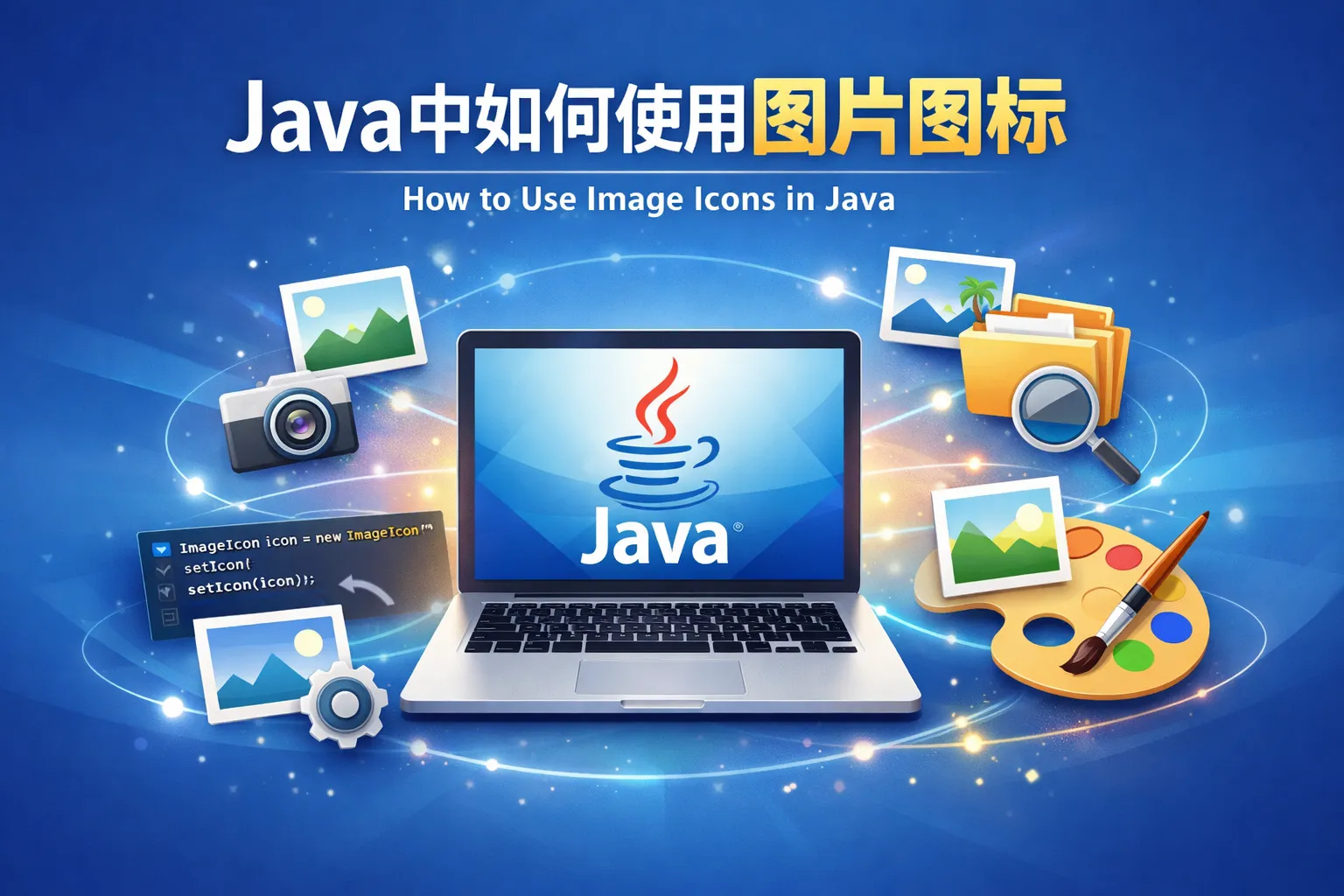 java中如何使用图片图标
