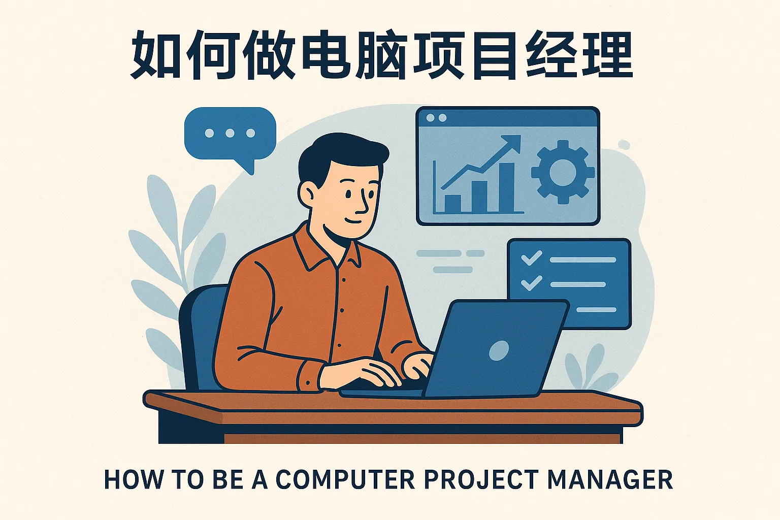 如何做电脑项目经理