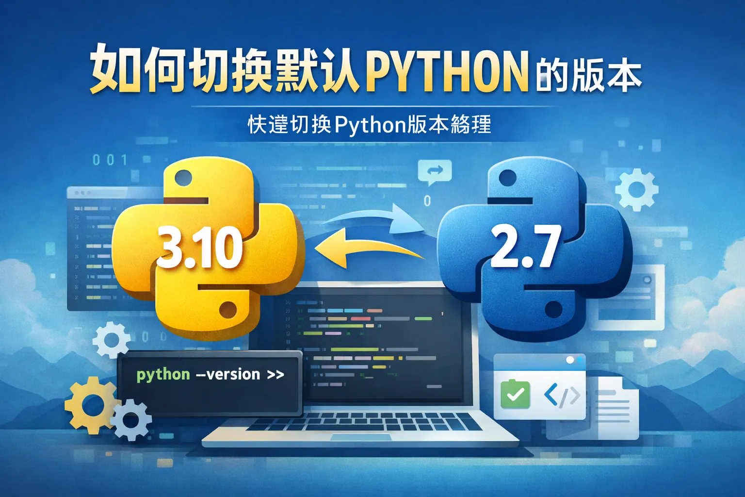 如何切换默认PYTHON的版本
